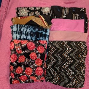 LuLaRoe Lot TC Leggings 8 pair
